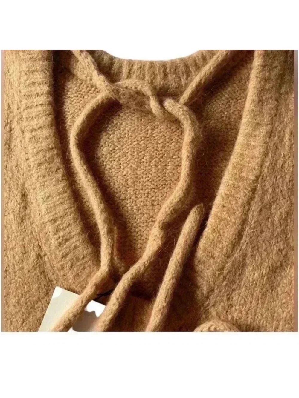 Zara
Zara Oversized Sweater Dress Soft Alpaca Blend Deep V-Neck Ribbed
Hem Cuffs - Picture 8 of 9